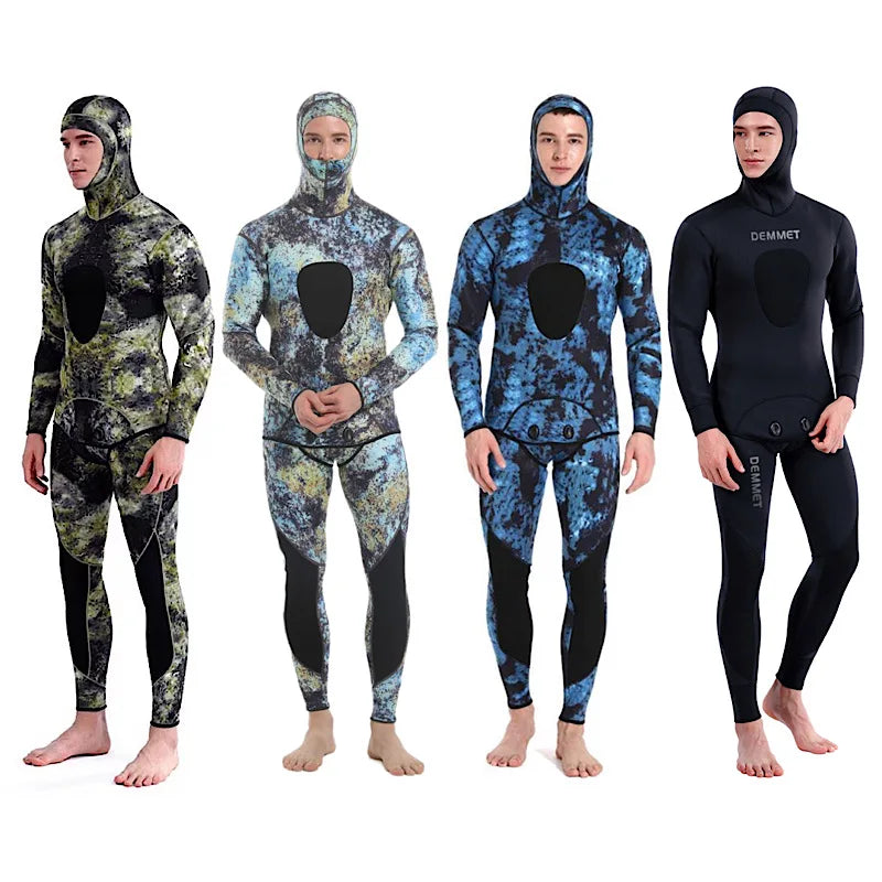 Camouflage Cold Water Diving Spearfishing Neoprene Wetsuit for