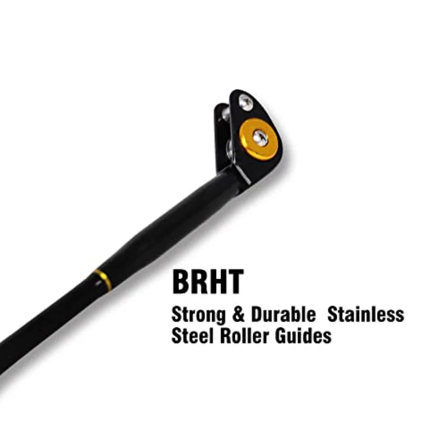 HookUpCo. Bent Butt Saltwater Fishing Rod 2-Piece - HookUpCo.