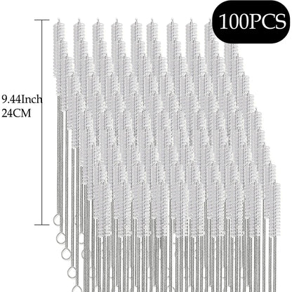 HookUpCo. Extra Long Straw Cleaner Brush Kit