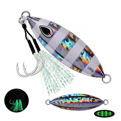 40g to 100g Metal Fishing Lures for Saltwater Jigging