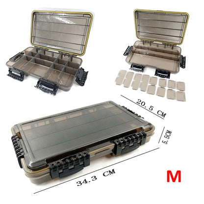 Spacious Waterproof Tackle Box for Fishing Gear