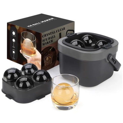 HookUpCo. Crystal Clear Ice Sphere Maker Set