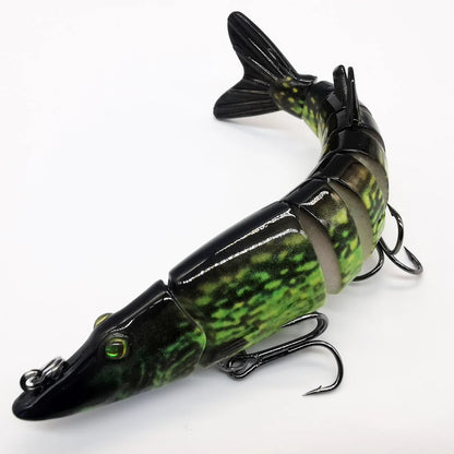 HookUpCo. Multi-Jointed Fishing Lures for Bass
