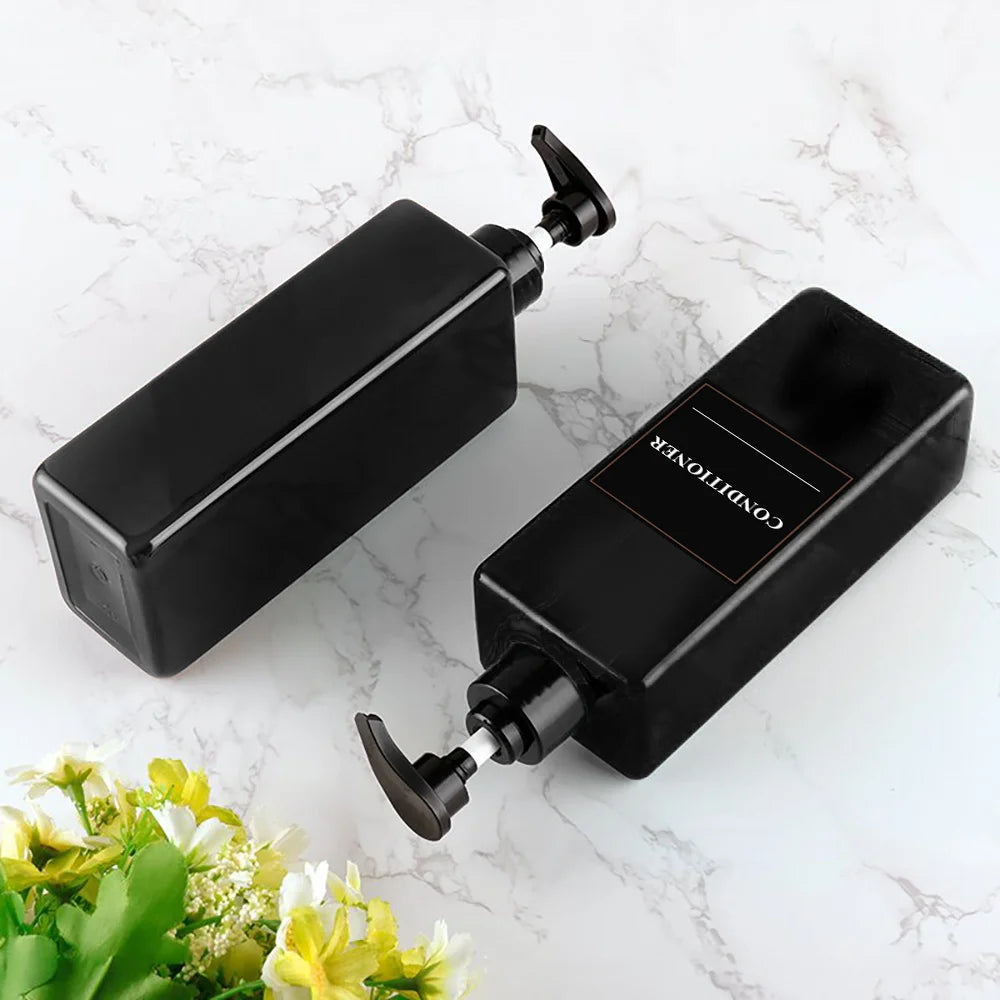 HookUpCo. 3-Pack Reusable Soap Dispenser Bottles