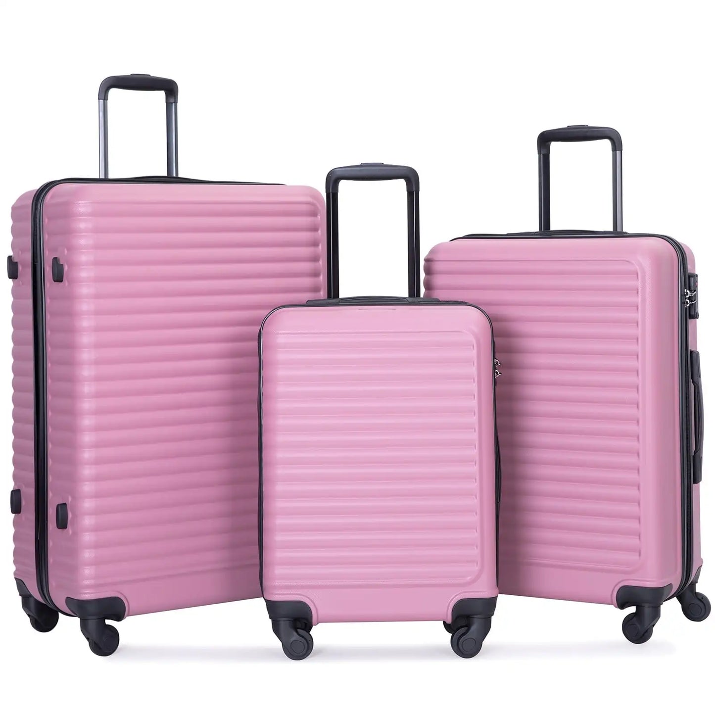 HookUpCo. Durable Hardside Luggage Set