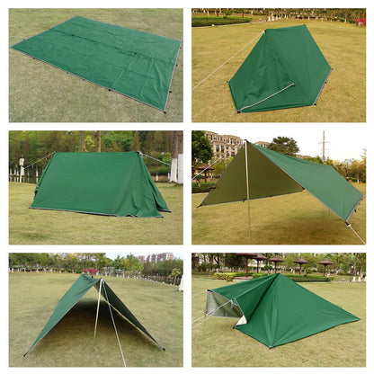 HookUpCo. Waterproof Tent Tarp with 19 Hang Points - HookUpCo.
