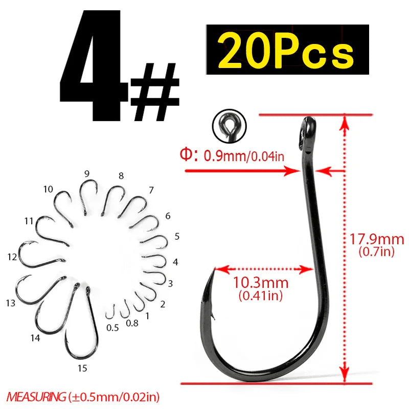 HookUpCo. Carbon Steel Circle Hooks for Fishing - HookUpCo.