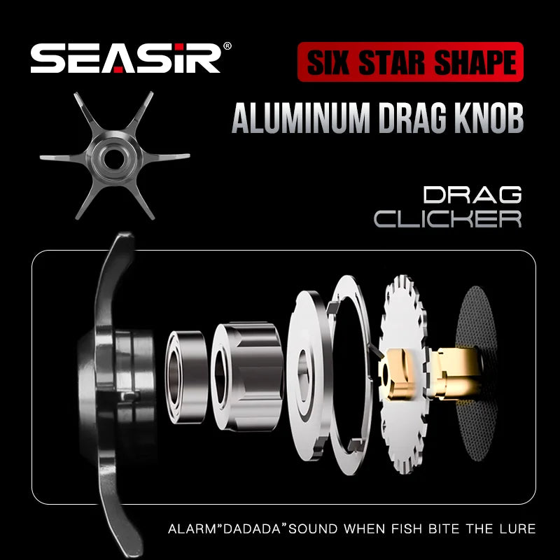 HookUpCo. Salminus Baitcasting Reel, 12KG Drag - HookUpCo.