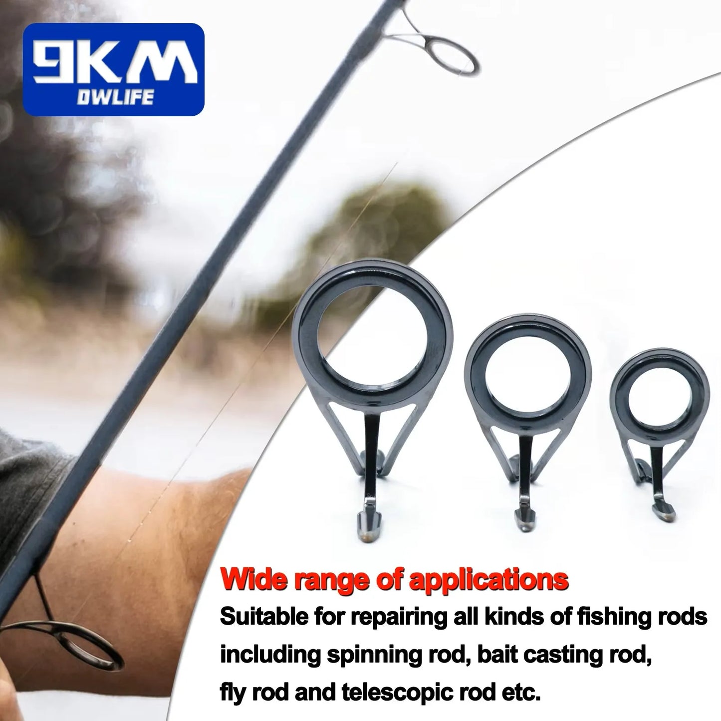 Stainless Steel Fishing Rod Repair Kit Set