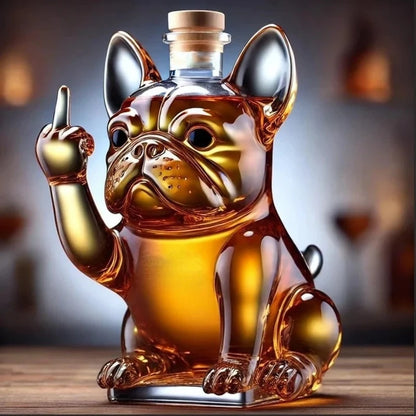 Whimsical Turtle Glass Decanter for Home Bar