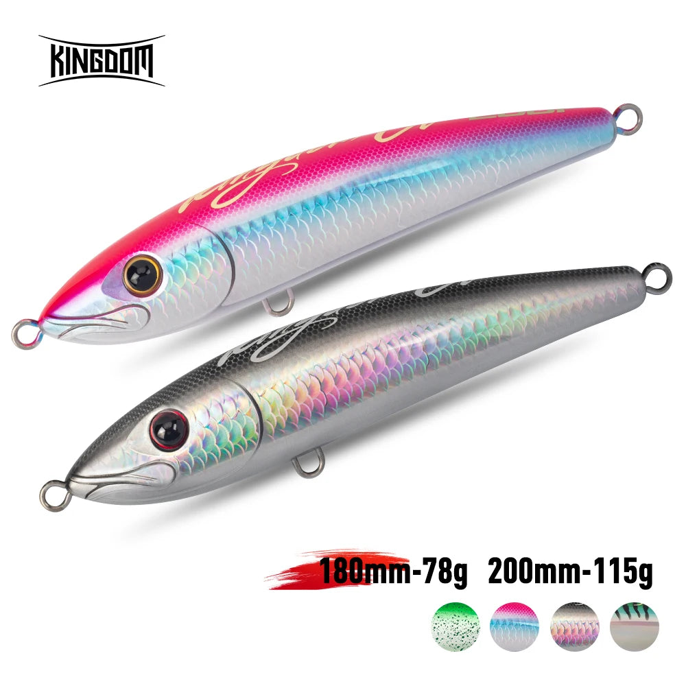 HookUpCo. Phantom Topwater Pencil Lures 180mm 200mm - HookUpCo.