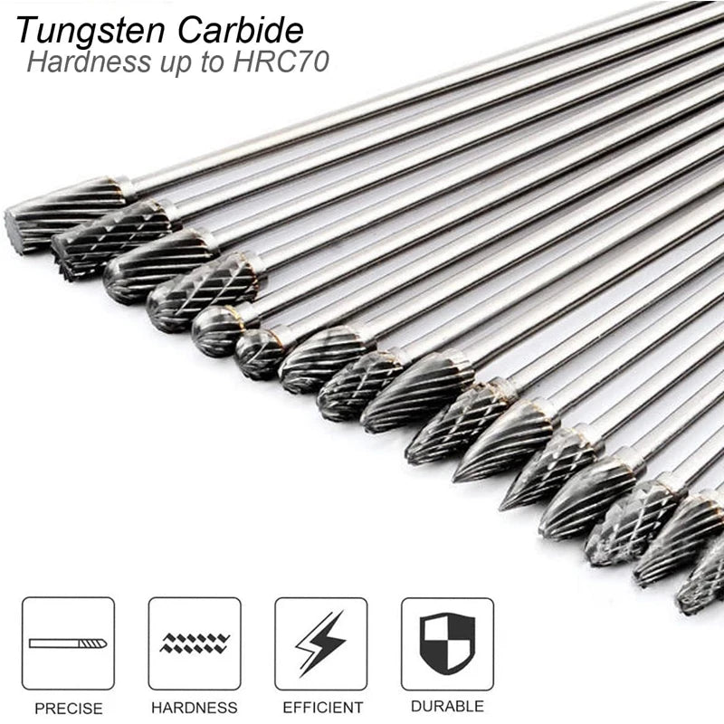HookUpCo. Extra Long Rotary Rasp for Metalwork