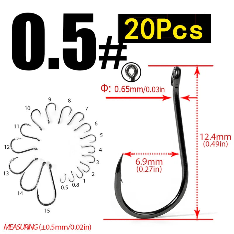HookUpCo. Carbon Steel Circle Hooks for Fishing - HookUpCo.