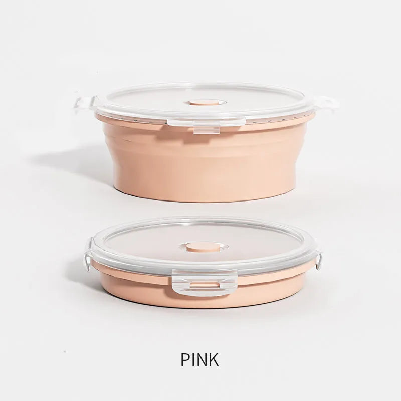 HookUpCo. Collapsible Silicone Food Storage Containers