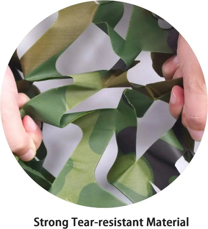 Camouflage Net Bulk Roll for Hunting, Decor, and Camping