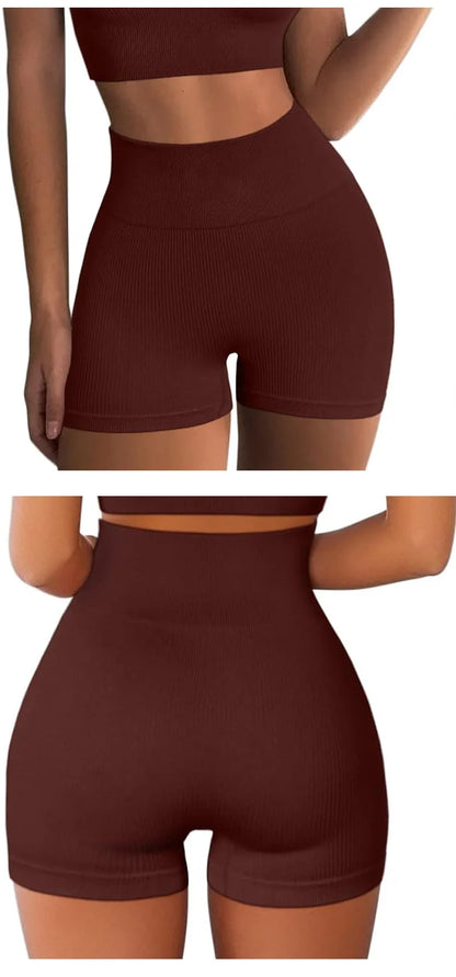 Seamless Women's Compression Shorts for Summer Workouts