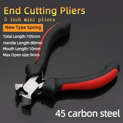Precision Mini Diagonal Pliers for Jewelry Crafting and DIY