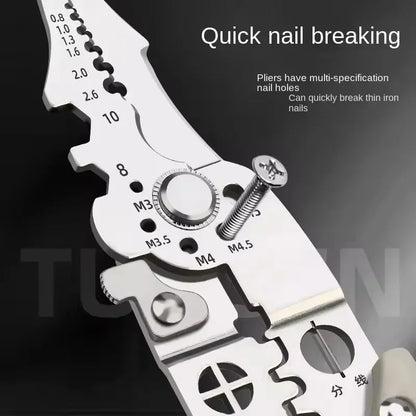 HookUpCo. Multi-Functional Electrician Pliers for Professionals