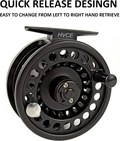 HookUpCo. Classic Graphite Fly Reel, Large Arbor - HookUpCo.
