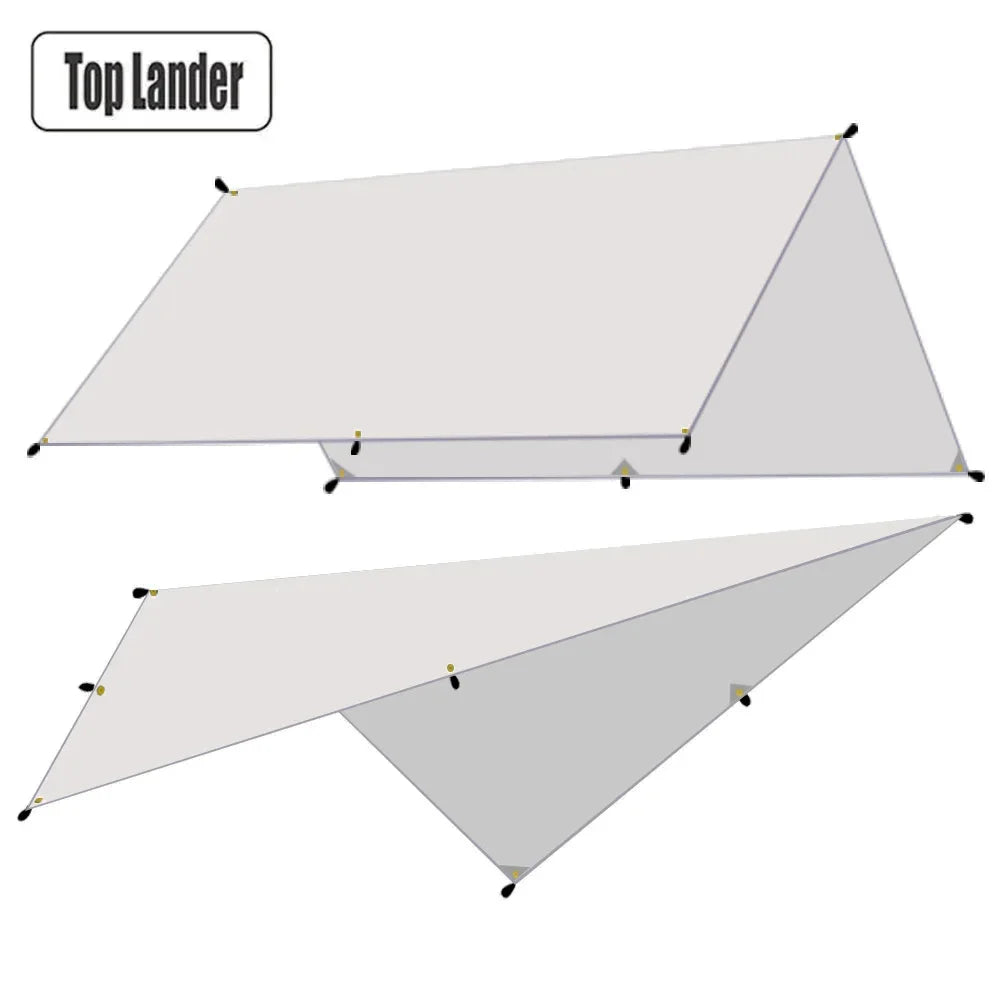 HookUpCo. Ultralight Waterproof Tarp Tent Canopy - HookUpCo.