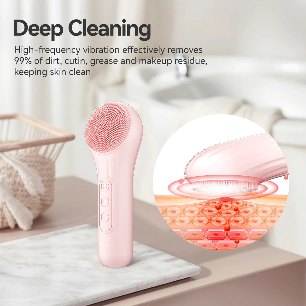 Sonic Waterproof Facial Cleansing Brush