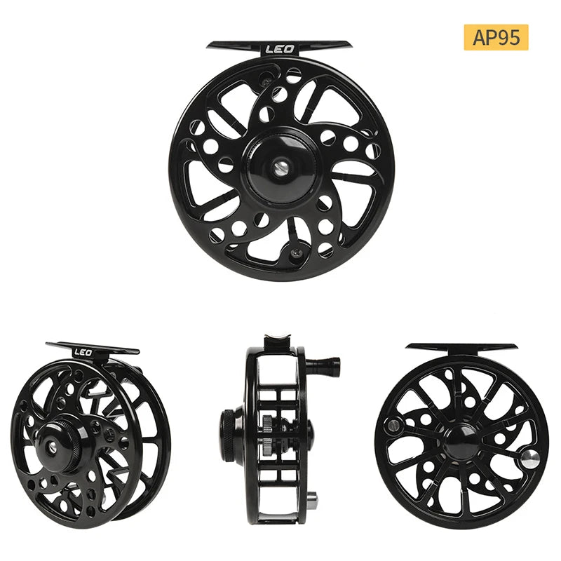 HookUpCo. Large Arbor Fly Fishing Reel, CNC Metal - HookUpCo.
