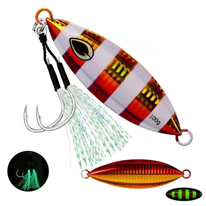 40g to 100g Metal Fishing Lures for Saltwater Jigging