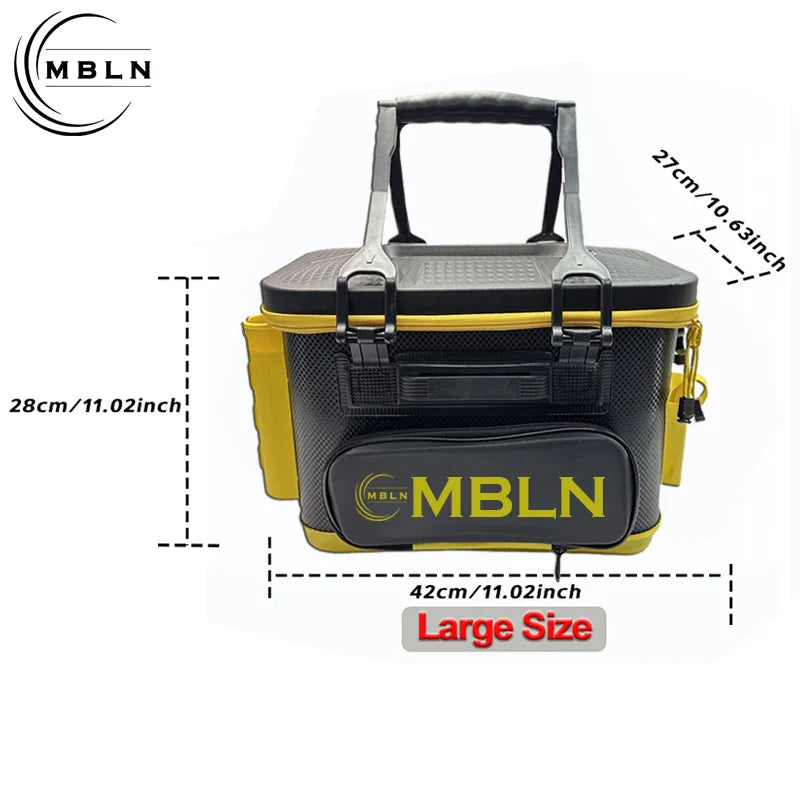 Portable Waterproof Fishing Tackle Storage Box - HookUpCo.