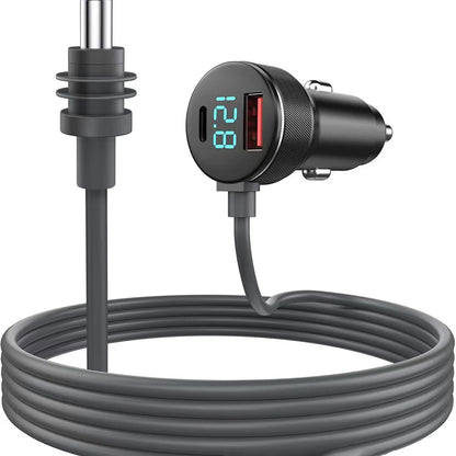 HookUpCo. Mini Dual USB Car Charger with Voltmeter - HookUpCo.