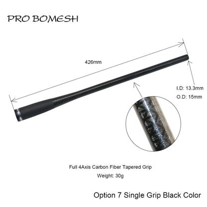 HookUpCo. Carbon Fiber Taper Grip Fishing Handle - HookUpCo.