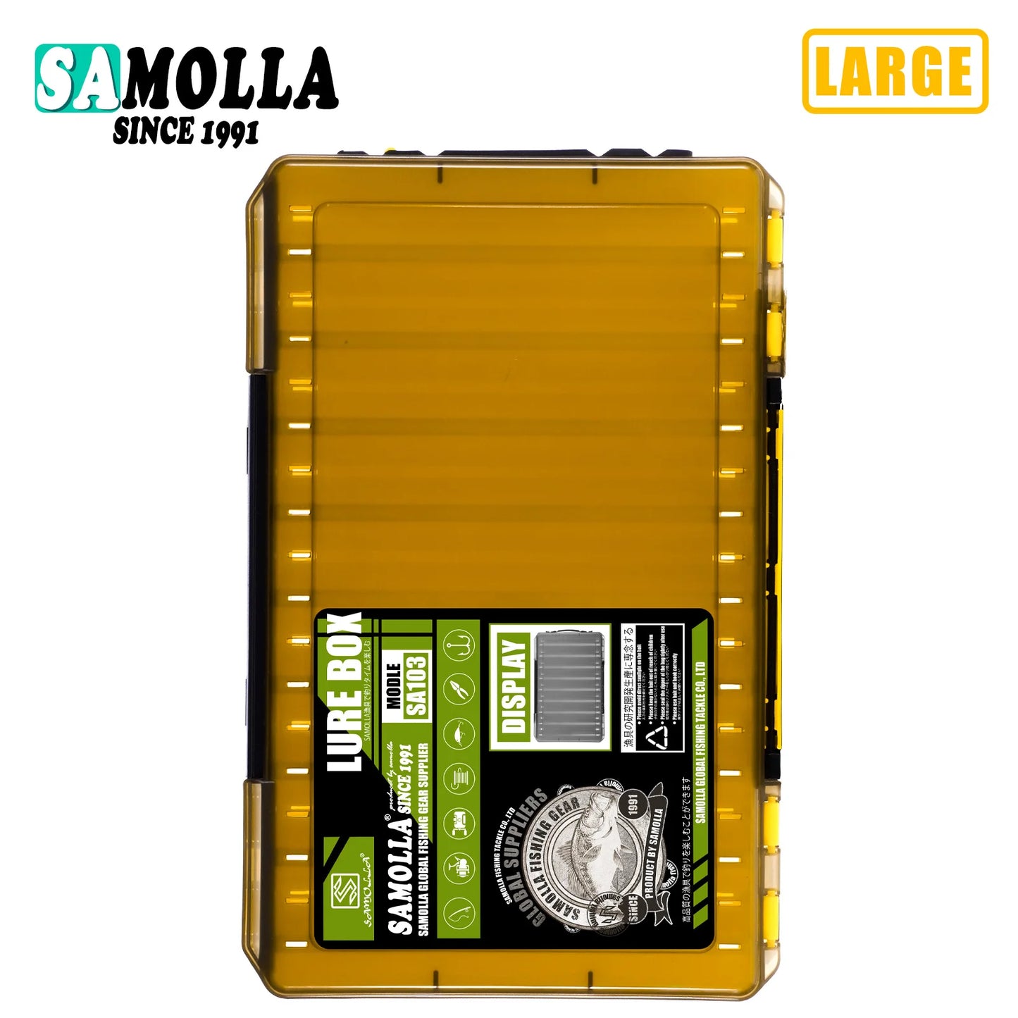 HookUpCo. Double-Sided Fishing Tackle Box - HookUpCo.