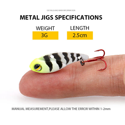 HookUpCo. Mini Metal VIB Fishing Lure Spoon - HookUpCo.