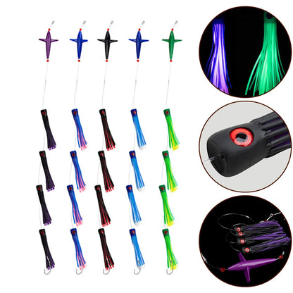 HookUpCo. Feather Rig Trolling Lures for Tuna - HookUpCo.