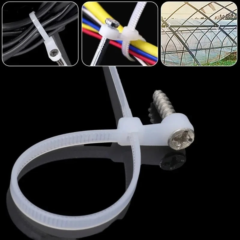 Reusable Nylon Cable Ties 500PCS