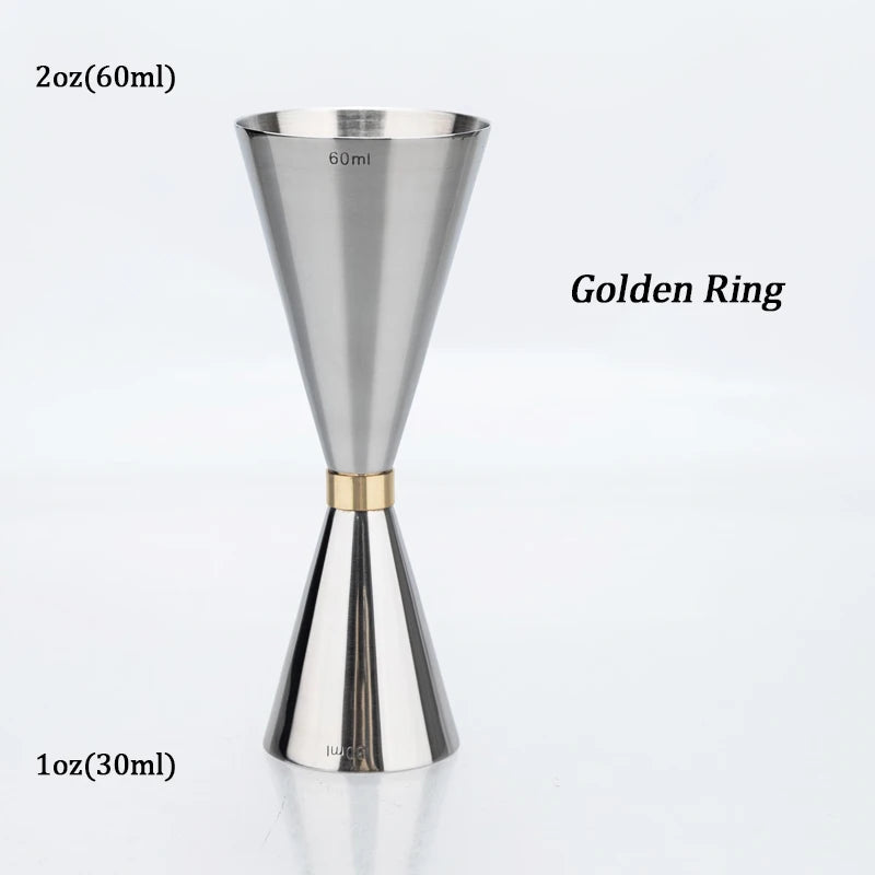 HookUpCo. Stainless Steel Cocktail Jigger Set