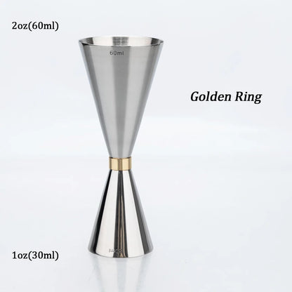 HookUpCo. Stainless Steel Cocktail Jigger Set