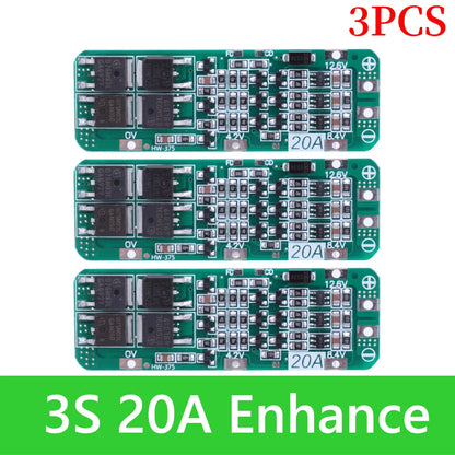 BMS 3S/4S 5A 10A 20A 25A 40A 60A Li-ion Lithium Battery Charger Protection Board 18650 For Drill Motor 12V with Enhance/Balance