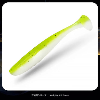 Soft Silicone Shad Worm Fishing Lure for Bass