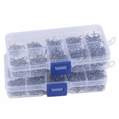 Carbon Steel Fishing Hooks in Bulk 50-1600 PCS - HookUpCo. - HookUpCo.