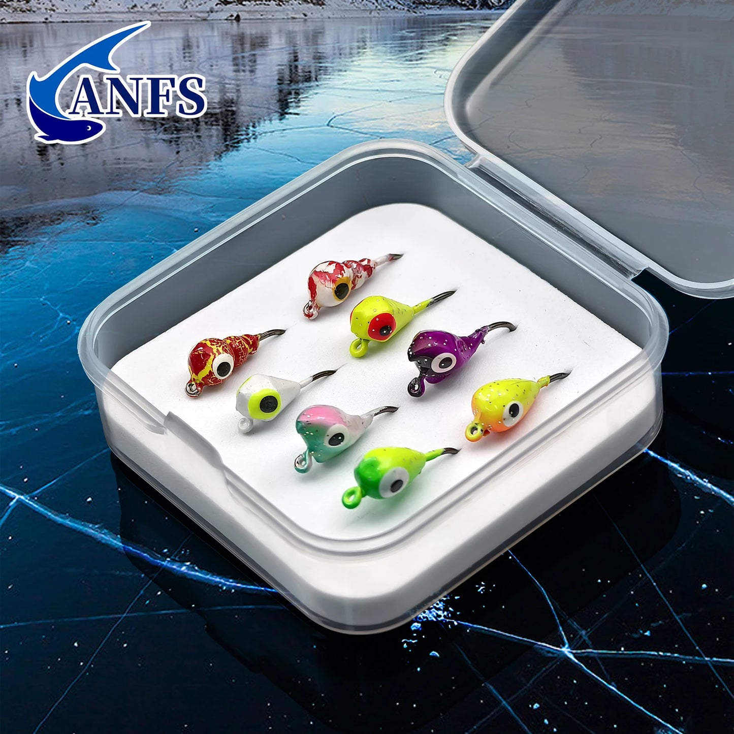 HookUpCo. Ice Fishing Jig Kit for Pike & Perch