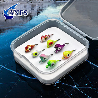HookUpCo. Ice Fishing Jig Kit for Pike & Perch