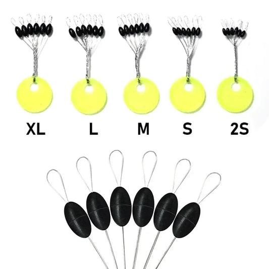 HookUpCo. 60pc Rubber Fishing Float Stopper Set - HookUpCo.