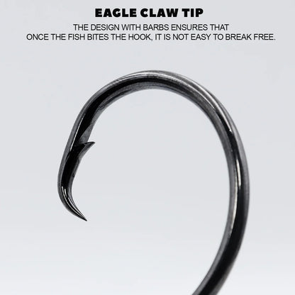 HookUpCo. Anti-Tangle Circle Hooks with Swivel - HookUpCo.