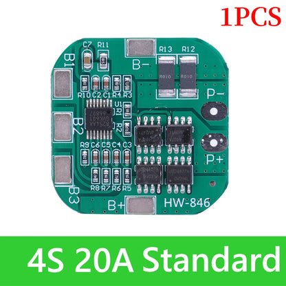 BMS 3S/4S 5A 10A 20A 25A 40A 60A Li-ion Lithium Battery Charger Protection Board 18650 For Drill Motor 12V with Enhance/Balance
