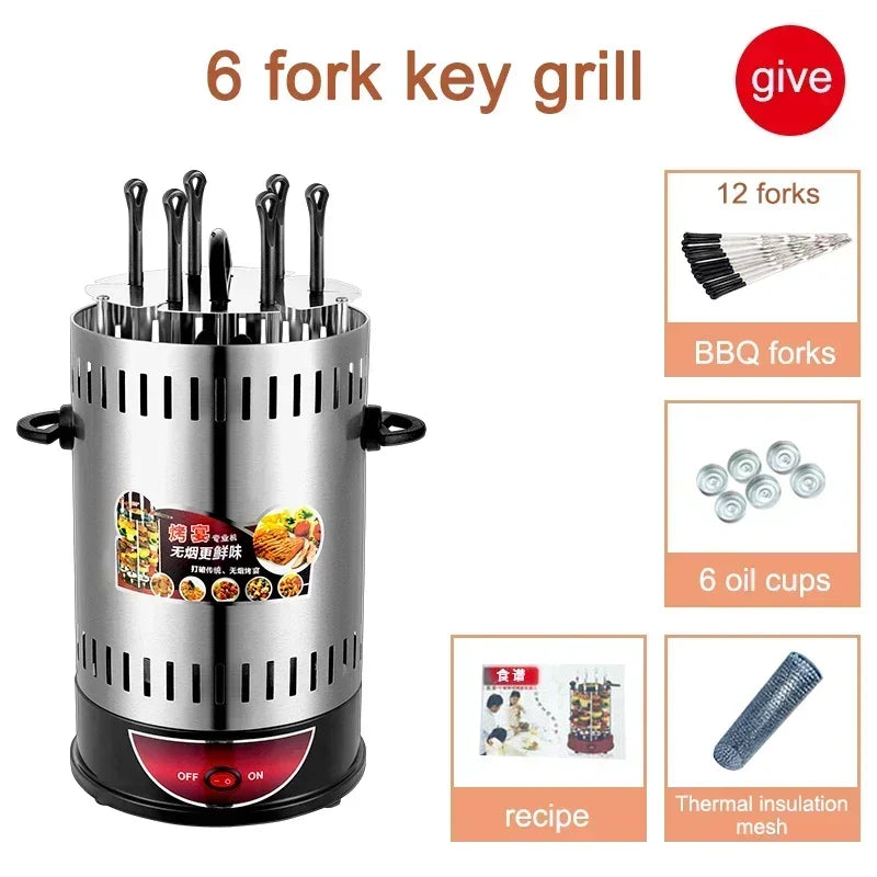 HookUpCo. Smokeless Indoor Grill