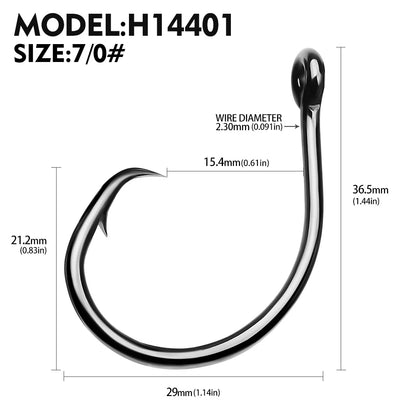 HookUpCo. High Carbon Steel Catfish Hooks 10pcs - HookUpCo.