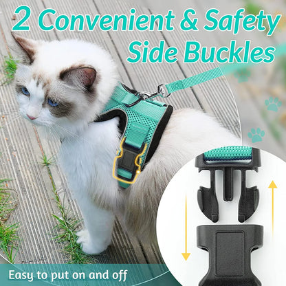 HookUpCo. Escape-Proof Cat Harness and Leash
