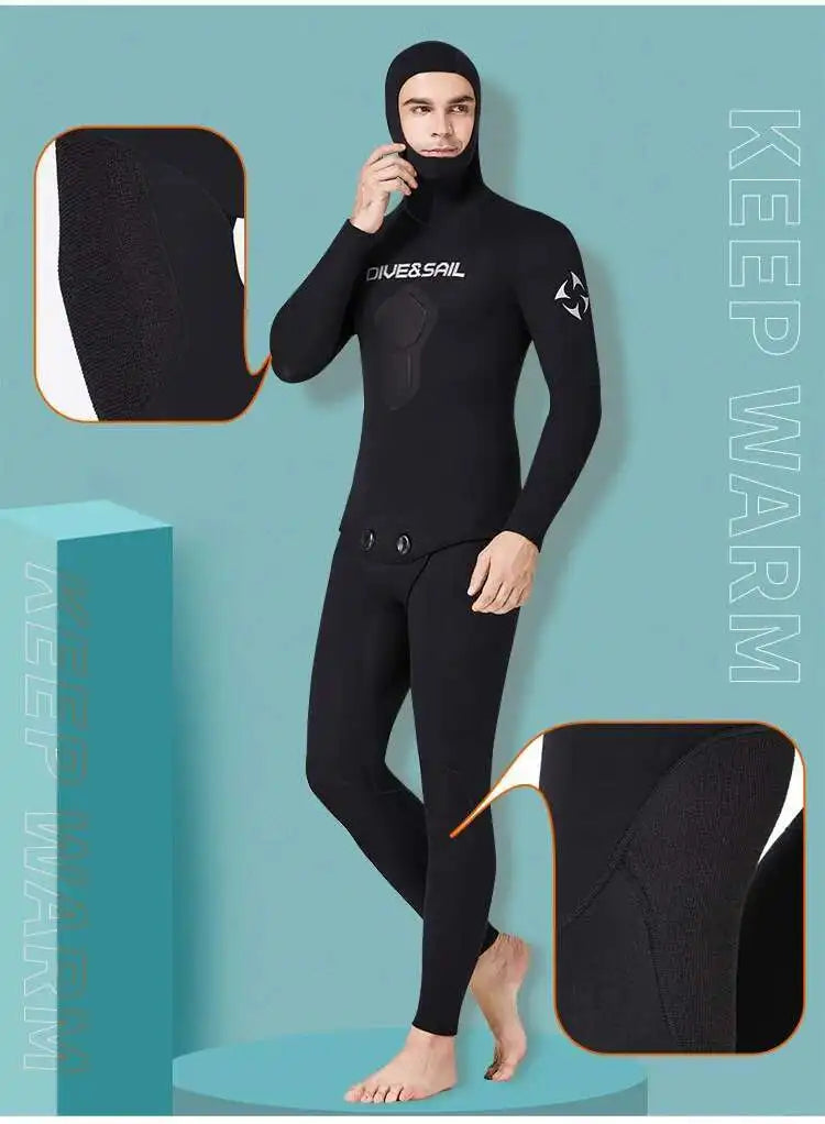 1.5MM CR Neoprene Wetsuit Open Cell Free Diving Suit Camouflage Fullsuit Mens Snorkeling Swimming Spearfishing Wetsuit