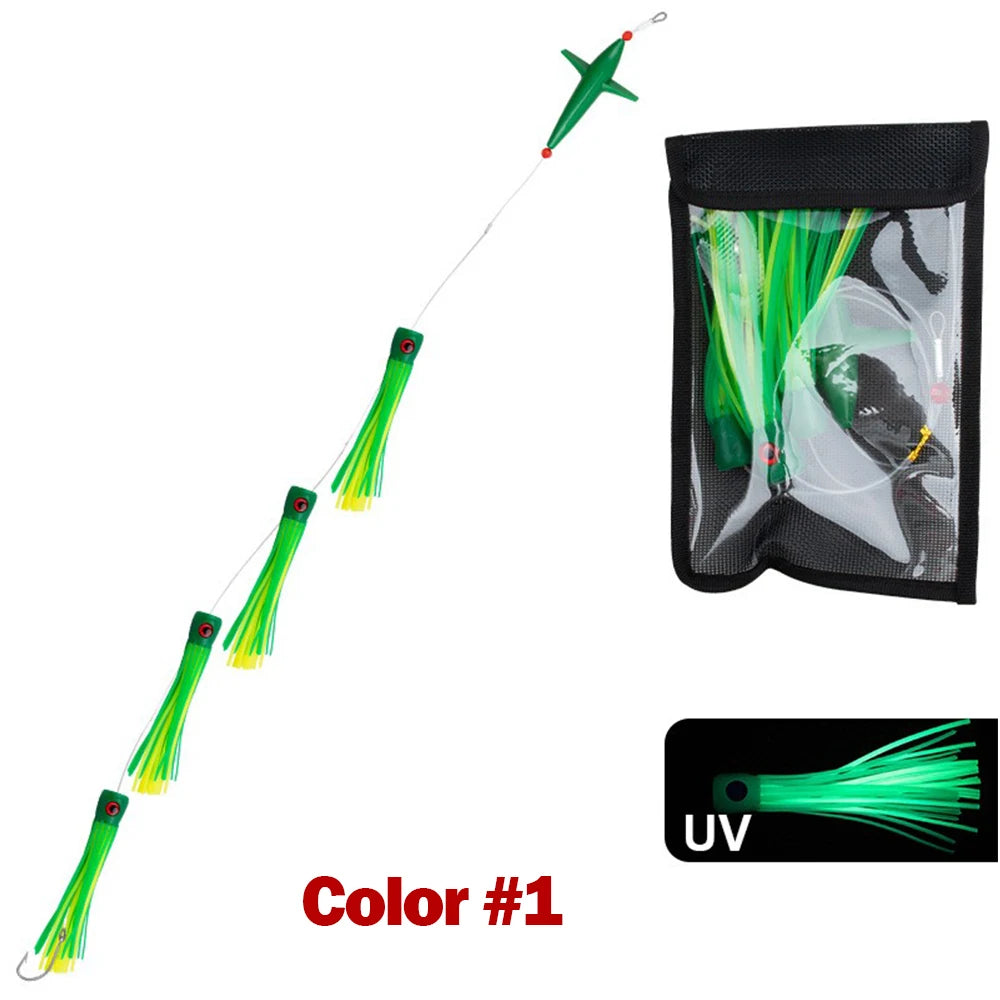 HookUpCo. Wahoo Fishing Teaser Rigged Lure - HookUpCo.