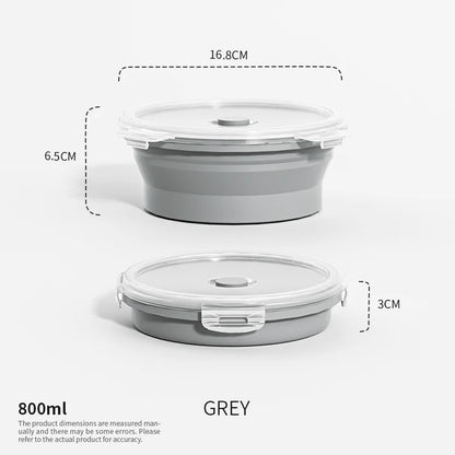 HookUpCo. Stackable Silicone Lunch Box Set